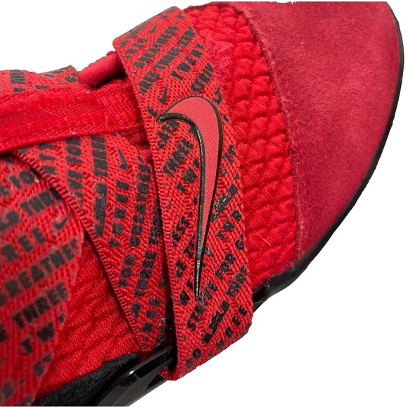 KIDS NIKE LEBRON‎ SOLDIER 12 University Red/Black AA1353-660 size 2y - Picture 11 of 13